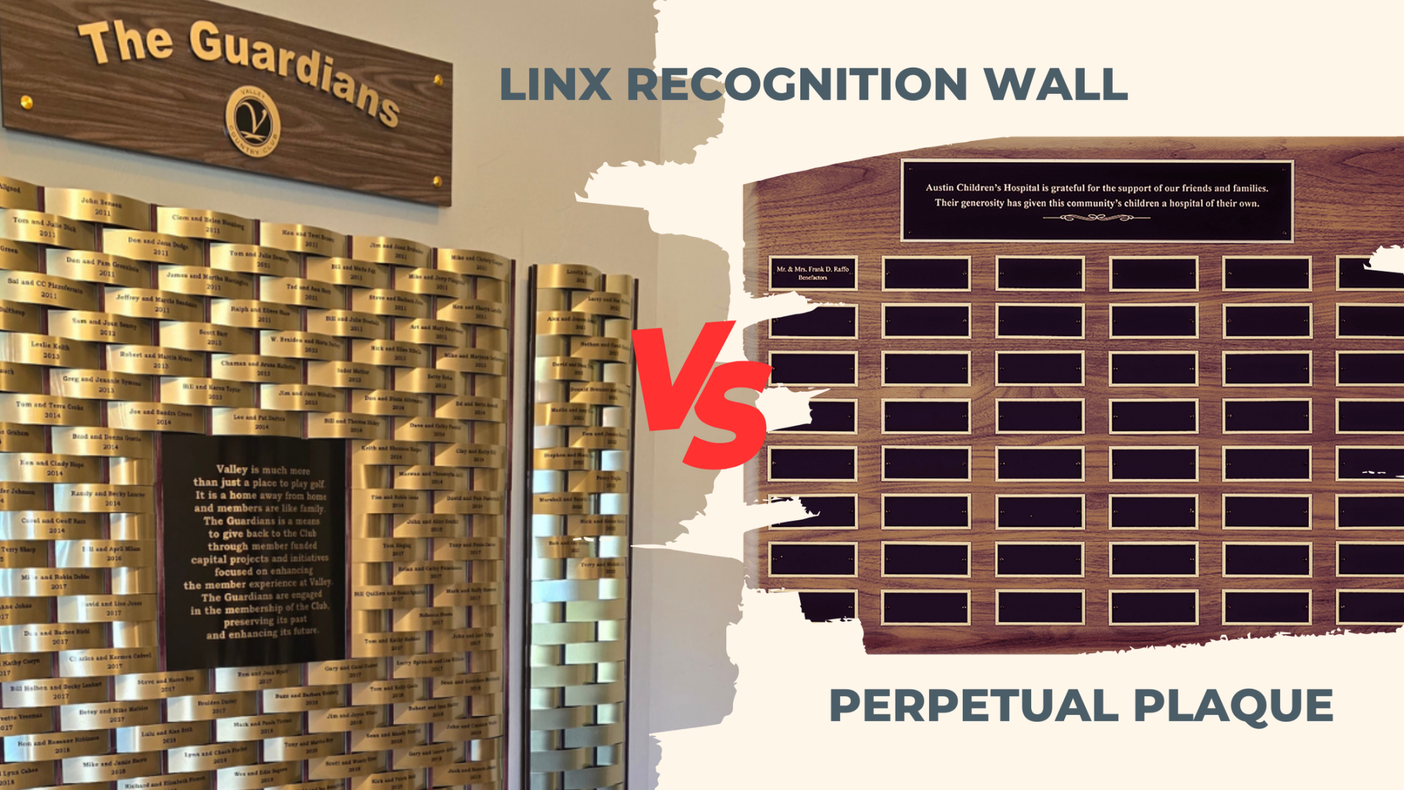 Recognition Walls vs Perpetual Plaques: Complete Comparison Guide